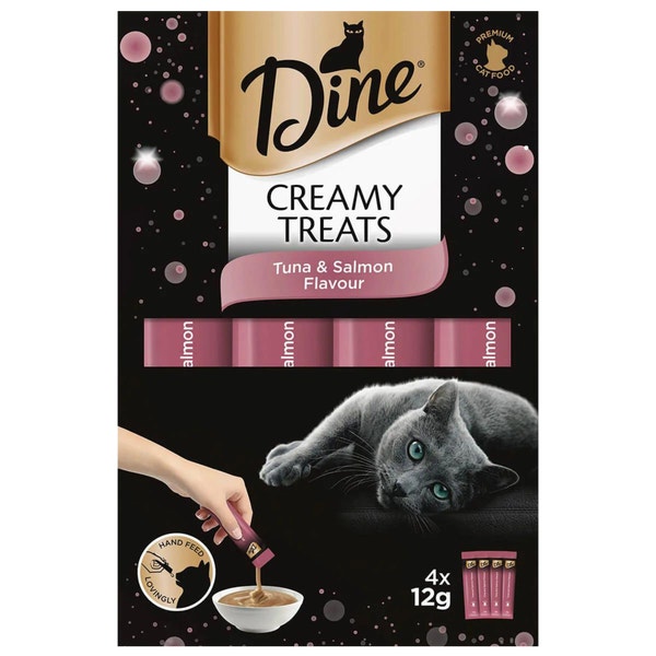 DINE® Creamy Treats Tuna and Salmon Flavour image 1