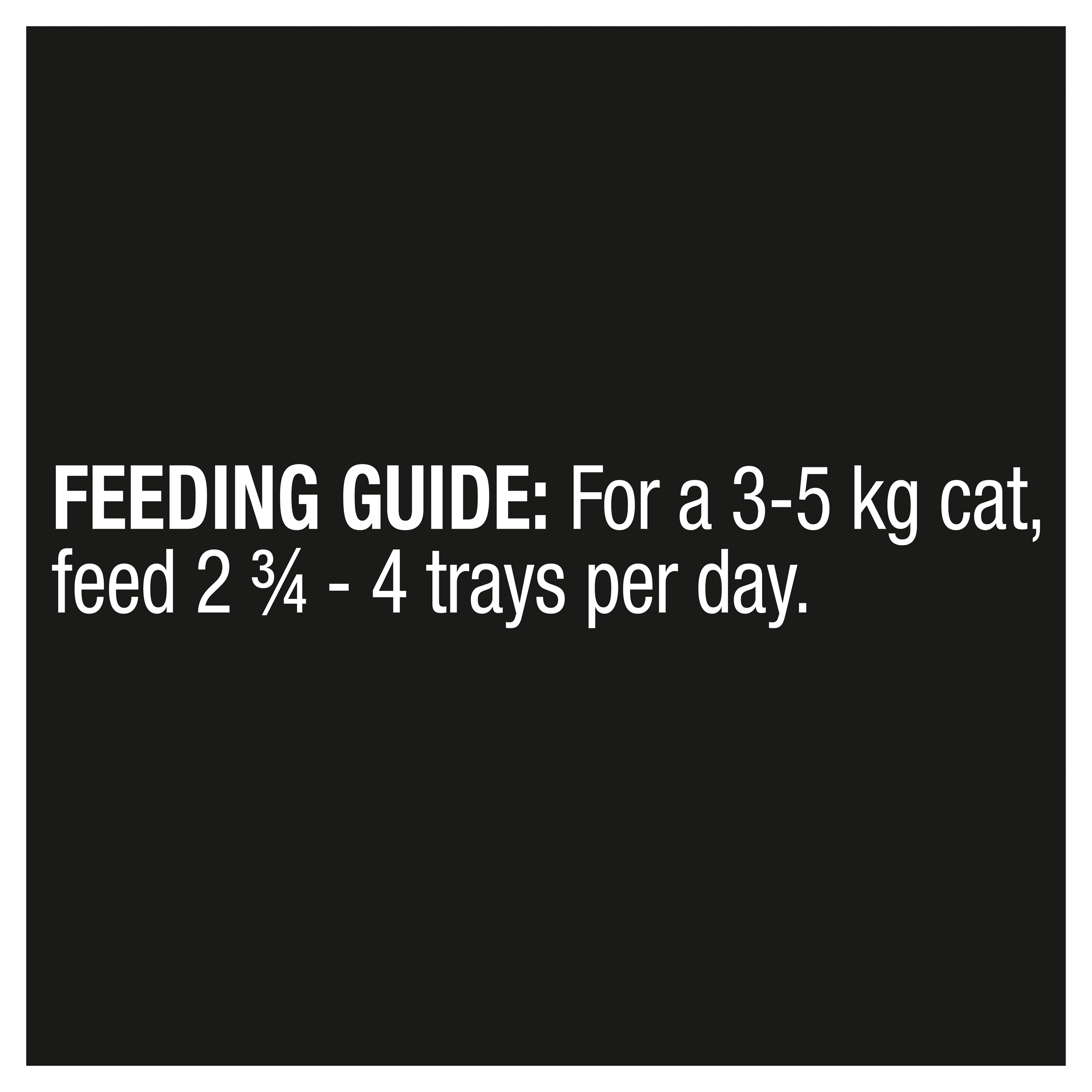 DINE® Classic Collection with Chicken Morsels in Jelly feeding guidelines image